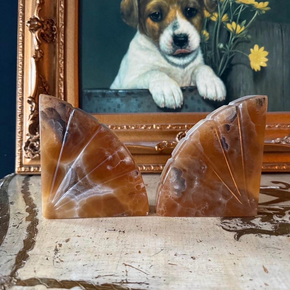 Onyx Bookends